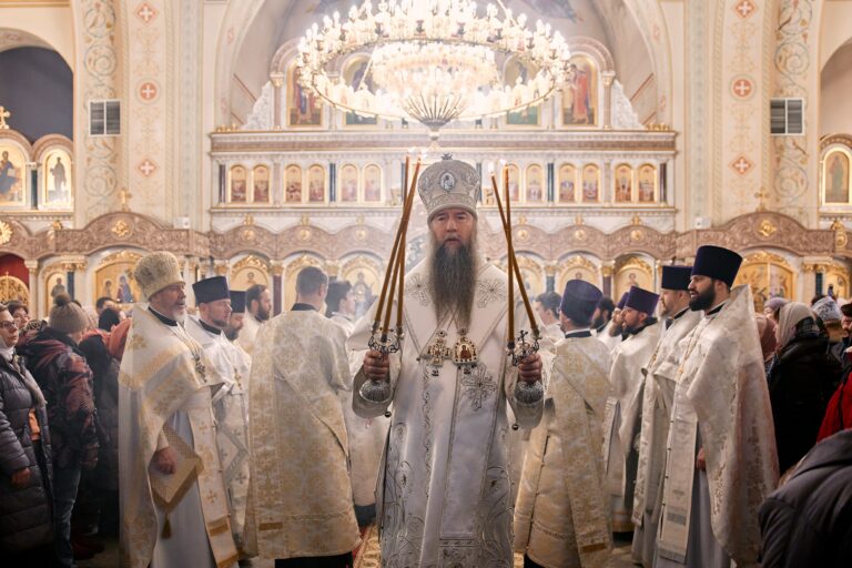 В Химках прошло архиерейское богослужение в день праздника Богоявления Господня